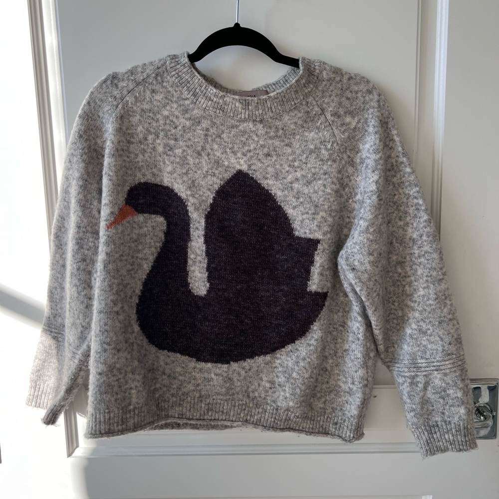 Black swan Folk by Handel from Basel sweater
